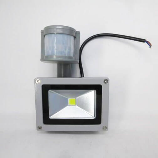 12V用 10W モーションセンサー付き 防水LEDライト（800LM）※White